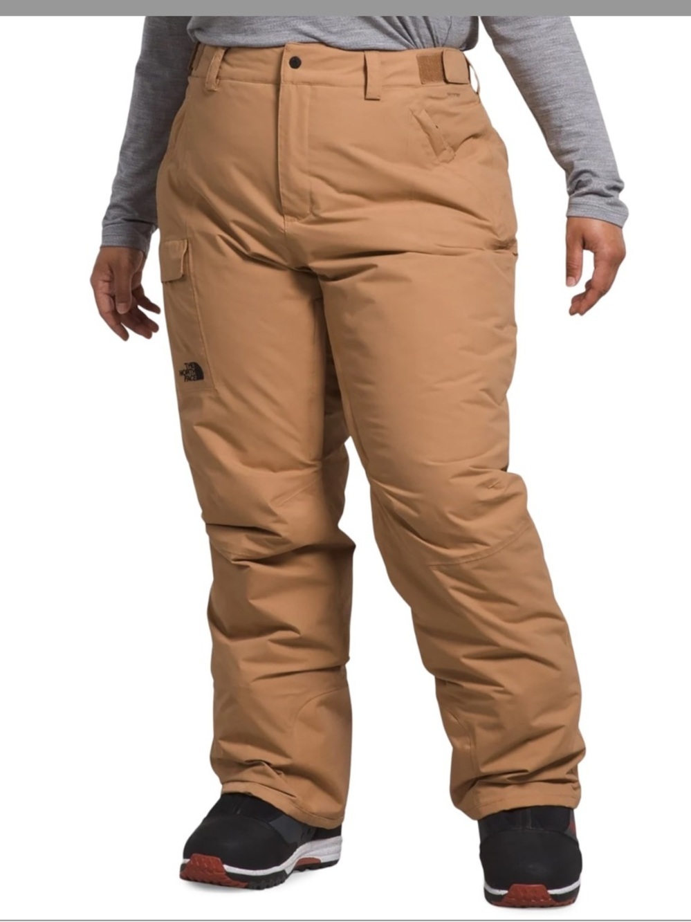 New! The North Face Women Freedom Insulated Snow Pants Plus Almond Butter 2X NWT